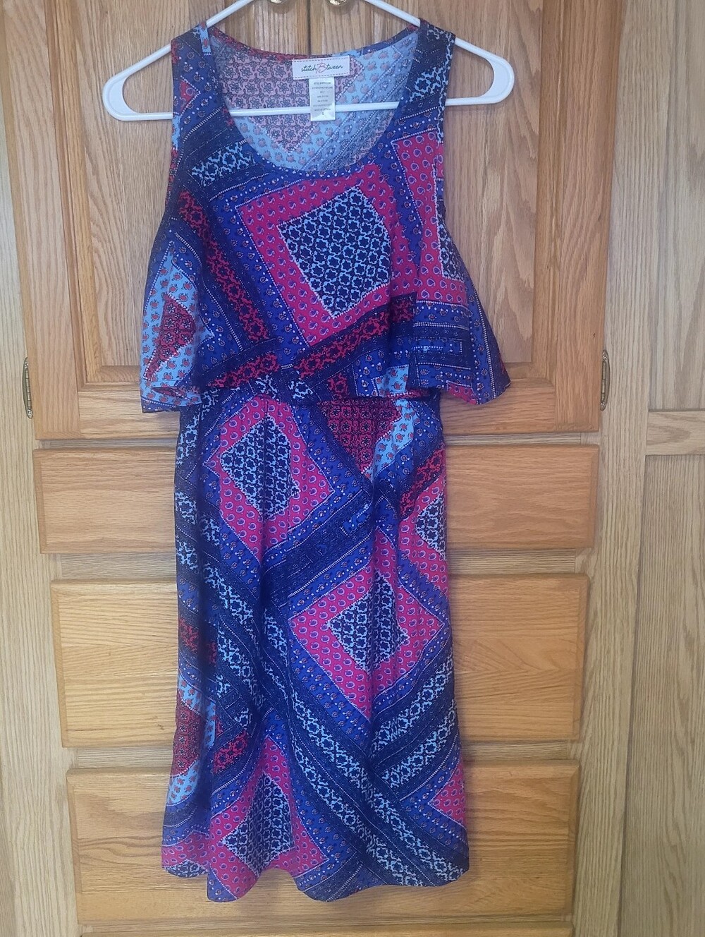 Cute Lightweight Dress By Stitch Between, Size S